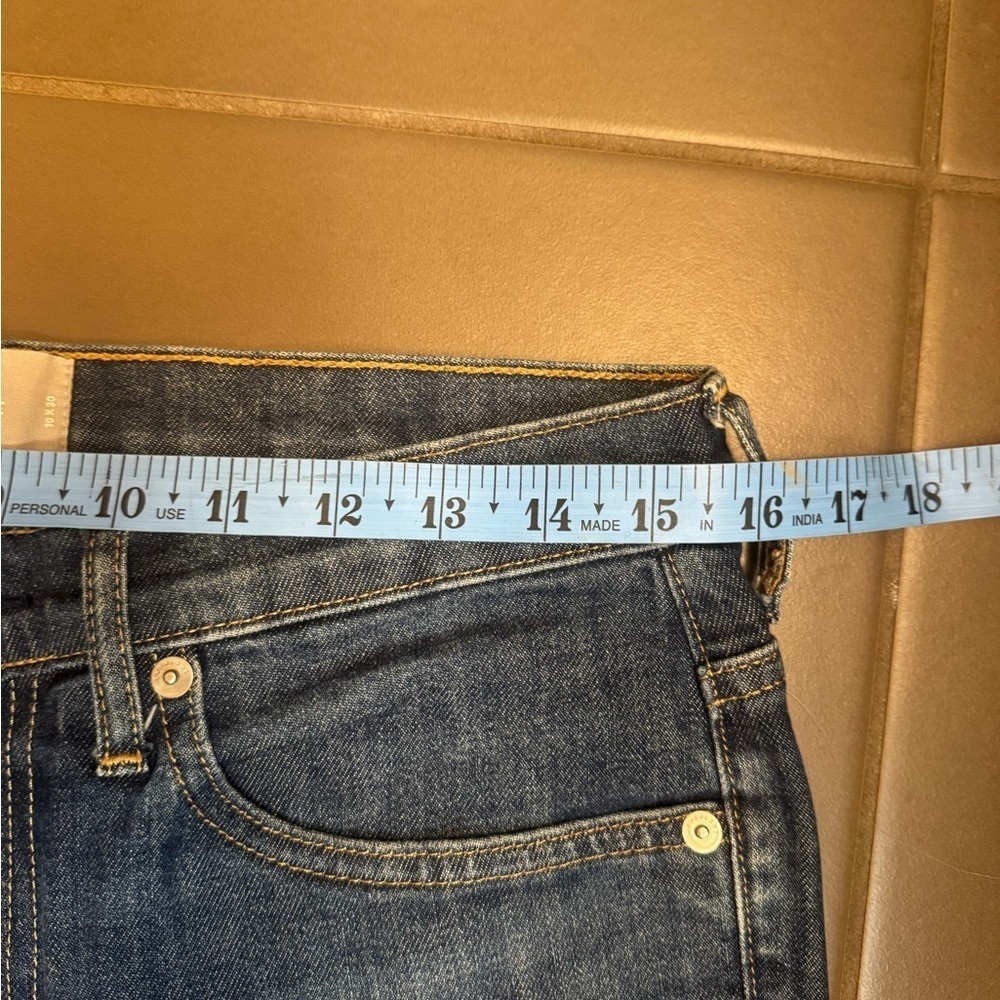 EVERLANE 5 Pocket Dark Wash Stretch Jeans Size 30 X 26 Women Mid Rise Slim Denim - Picture 13 of 14